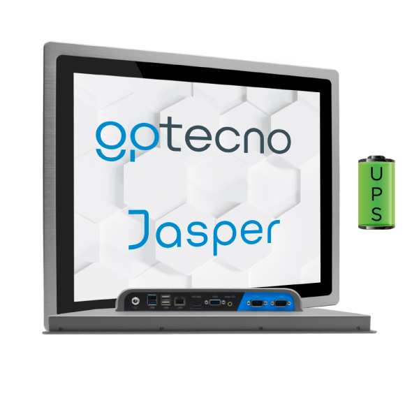 Panel PC Jasper con UPS gruppo di continuit&agrave;