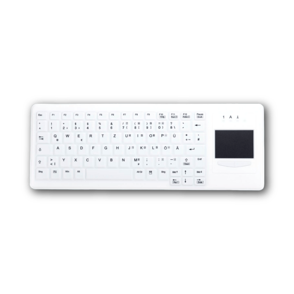 tastiere industriali in silicone IP68 con trackpad