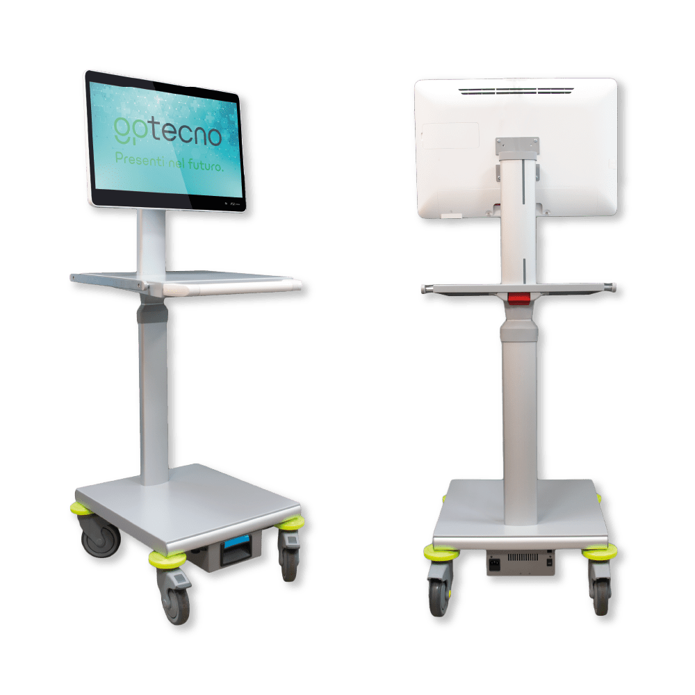 carrelli medicali con gruppo di coninuità UPS