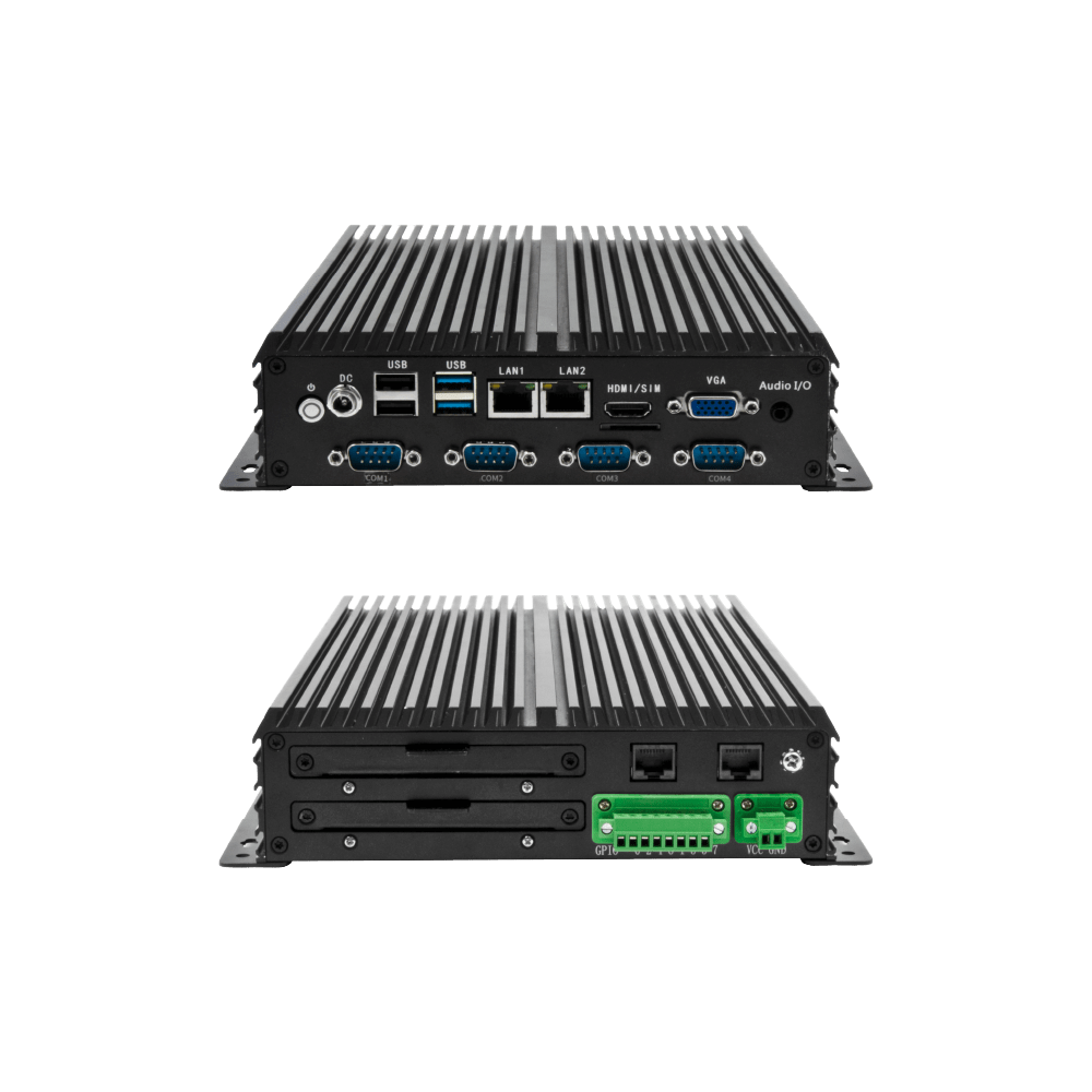 box pc industriale con clot ssd hdd